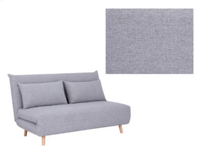 Canapea extensibila mini Spike II -Szary Tap. 137 (gri stofa)