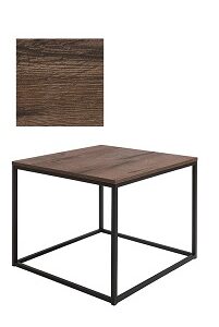 Masuta de cafea Aroz LAW/69 (stejar monastery/metal negru)