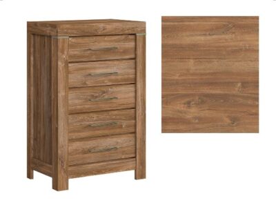 Comoda Gent KOM5S/10/7 (stejar stirling)