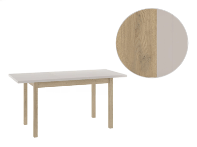 Masa extensibila Adam 90(125)x65 -TopC (casmir/ stejar cremona torro)