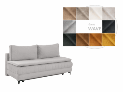 Canapea extensibila Lumbro -G2-gama Wave (10 culori)